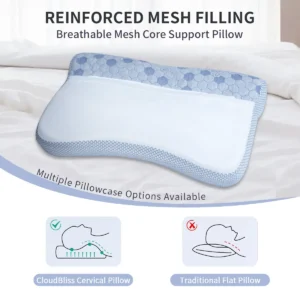 BreathEase Cotton Mesh Pillow