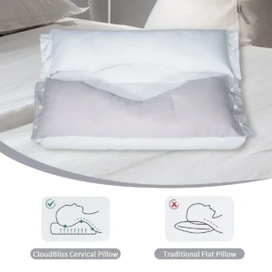 Detachable Shredded Memory Foam Support Pillow