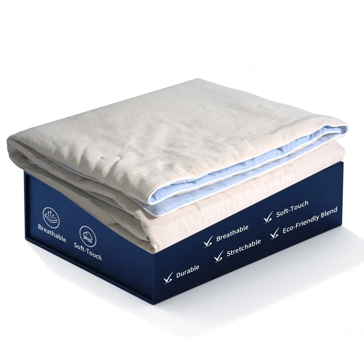 Linen Blend Cooling Blanket