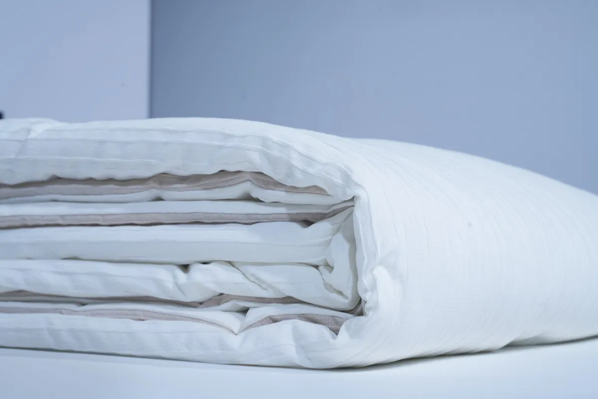 Textured Polyester Dual-Tone All-Season Comforter - Image 3