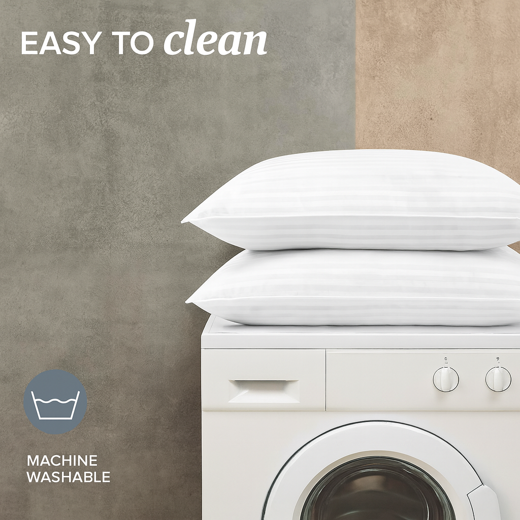 Jacquard Down Alternative Hotel Pillow - Image 4