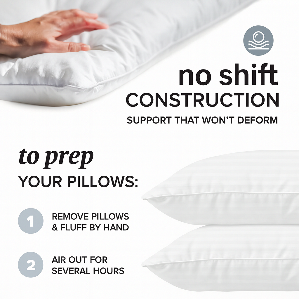 Jacquard Down Alternative Hotel Pillow - Image 3